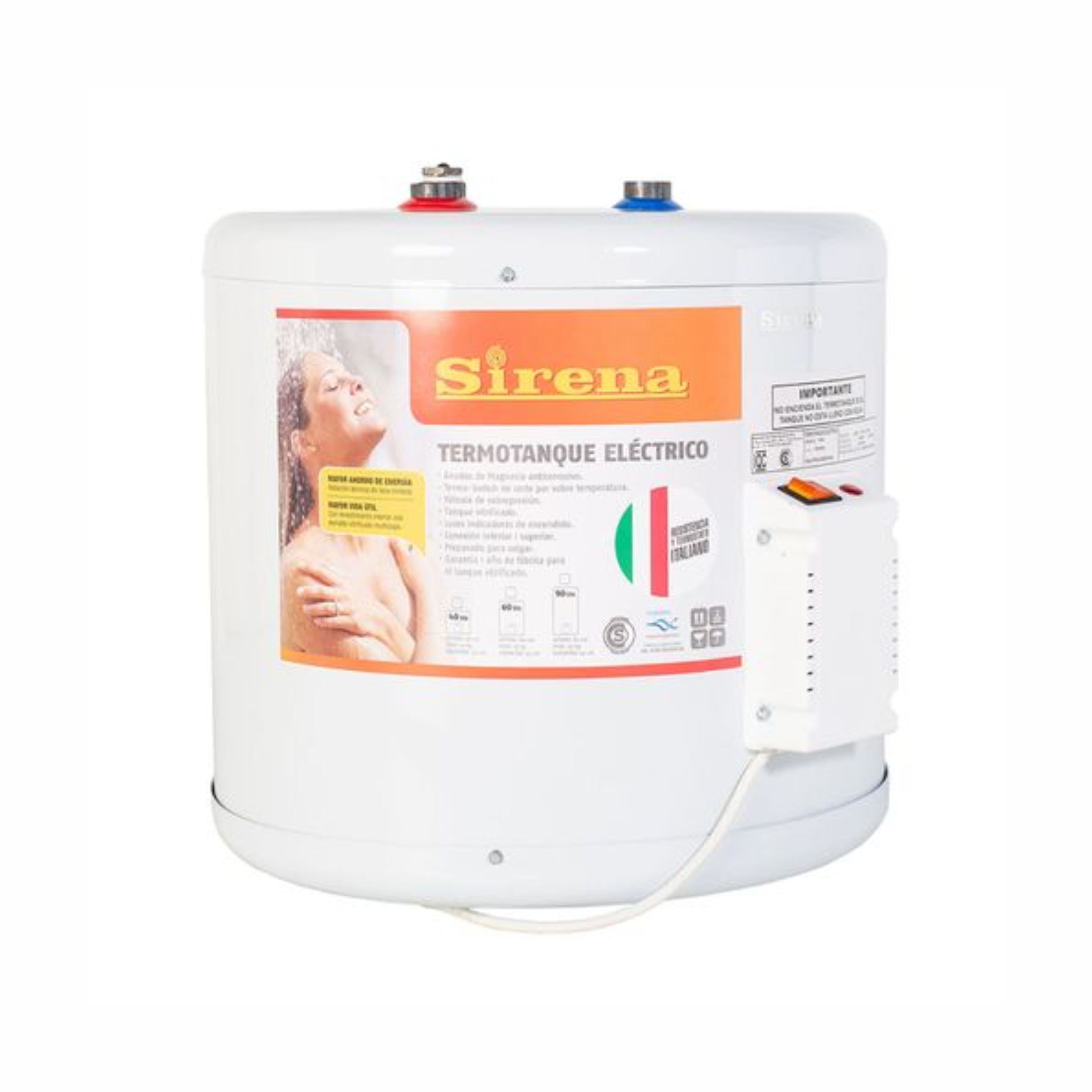 Termotanque Electrico Sirena 40 Litros Te-40