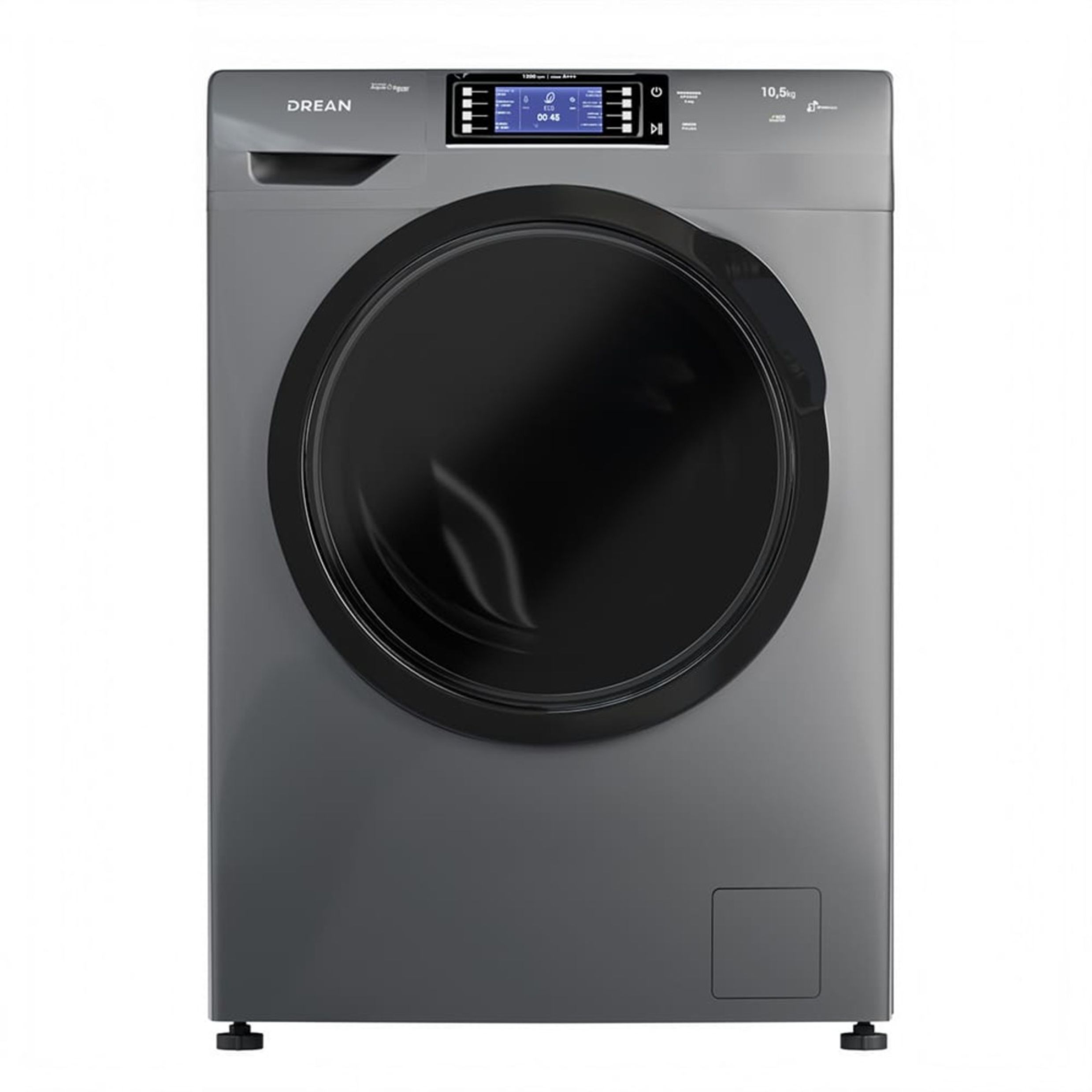 Lavarropas Automático Drean Lcfdr1012tg0 10kg 1200rpm Inverter Gris
