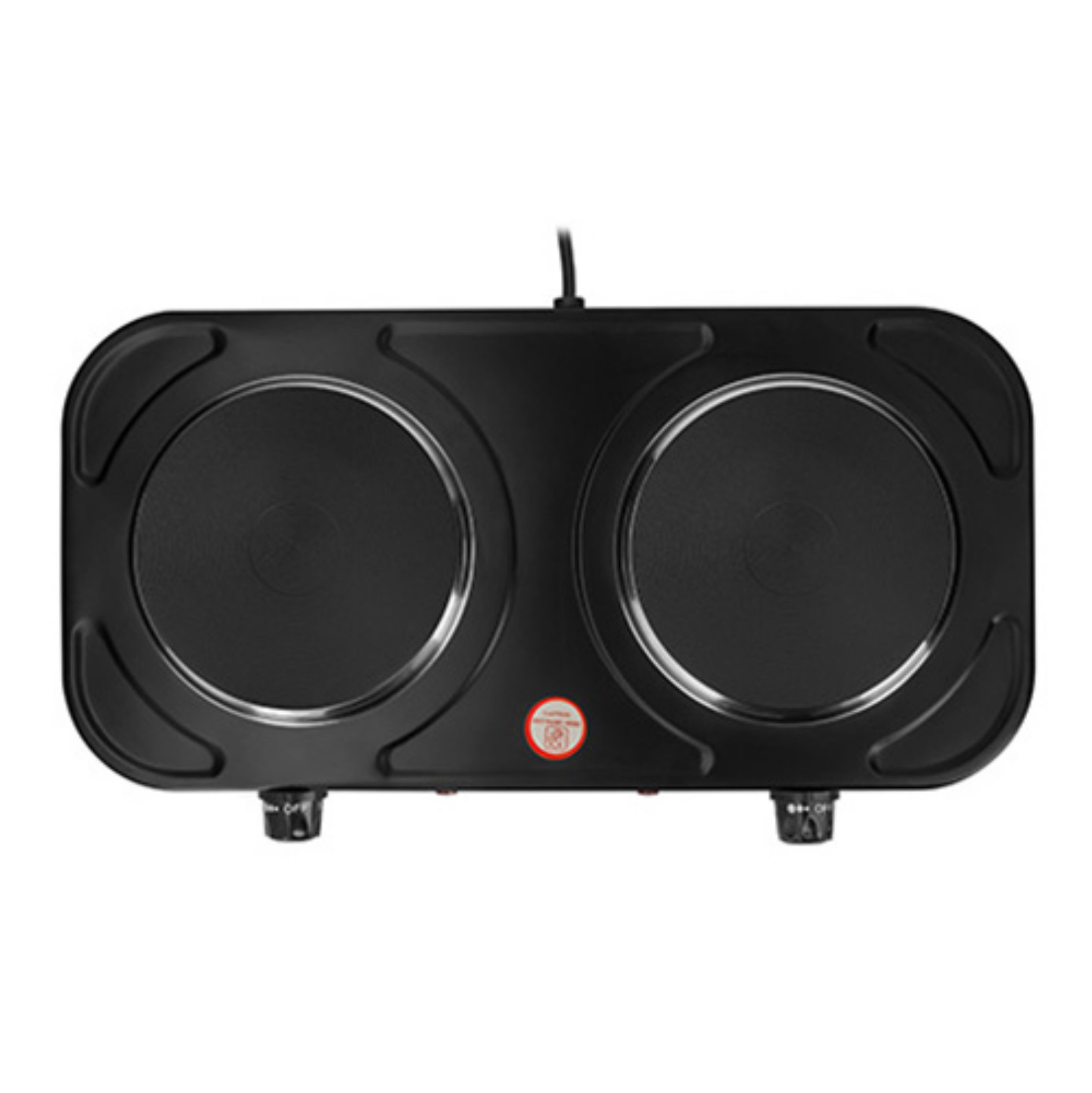 Anafe Eléctrico Doble Winco W41 Negro
